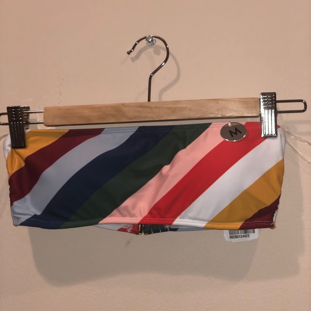 Strapless Bikini Top Multi-Colored